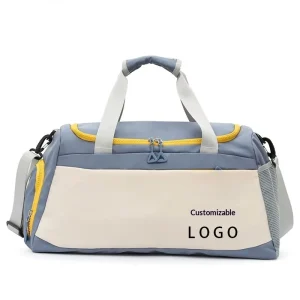 Fashion Dry Wet Separate Breathable Nylon Polyester Lining Zipper Closure Fitness Storage Bag 20 35L Large Capacity