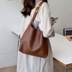 Fashion Handbag Crossbody Large Capacity Women’s PU Single Shoulder Underarm Tote Bag