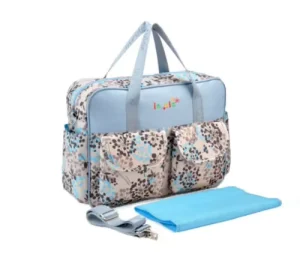 Fashion Mommy Bag Diaper Bag Handle Travel Baby Bag Diaper Tote W Changing Pad