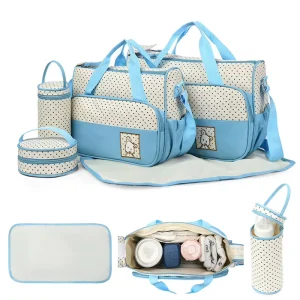 Fashion Multifunctional Mommy Bag Large Capacity Waterproof Wet and Dry Separation Diaper Bag Light and Easy to Hold Mommy Bag