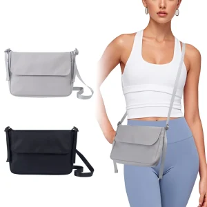 Fashion Nylon Cross Body Bag for Women with Zipper Shoulder Bag