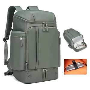 Fashion Outdoor Travel Backpack with Shoe Compartment Notebook Laptop Compartment for Casual Travel Leisure Backpack Bag