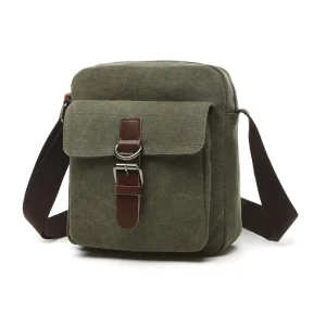 Fashion Plain Travel Single Sling Satchel Men’s Messenger Shoulder Mini Crossbody Bag