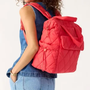 Fashion Puffer Quilted Mom Diaper Backpack Waterproof Baby Diaper Bag Storage Mommy Diaper Tote Backpack Bag
