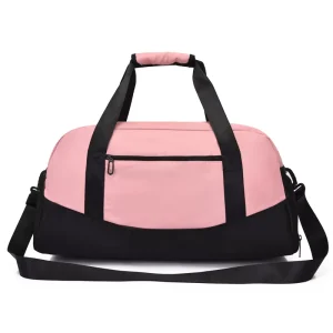 Fashion Sport Oxford Duffle Bag Women Travel Gym Carry On with Zipper Closure for Airplane Shoe Compartment
