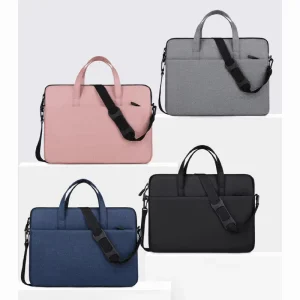 Fashion Super Lightweight Polyester Liner Computer Laptop Bag Handheld Single Shoulder 14 Inch 13 Inch Zipper Closure Gift