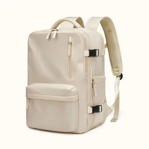 Fashion Travel Large Capacity Laptop Backpack Outdoor Hiking Buckle with USB Charging Port Backpack Bag