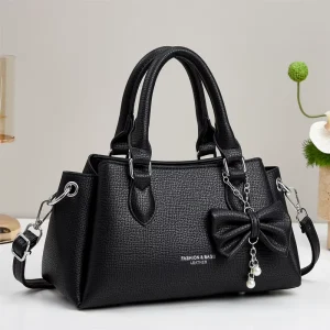 Fashion Trendy Single Shoulder Crossbody Boston Bags High Quality Ladies Luxury PU Zip Closure Summer/Winter All