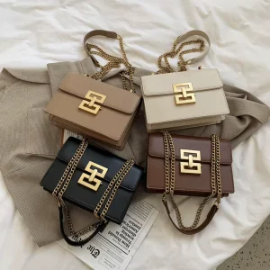 Fashion Women’s Luxury PU Leather Handbag with Single ZIP Closure Popular Design Purses All Seasons