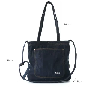 Fashionable Denim Crossbody Bag Classic Simple Tote Bag Versatile Bag For Women Daily