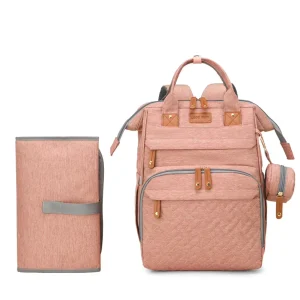 Fashionable Durable Dustproof Waterproof Backpack Large Capacity Diaper Bag for Mommy