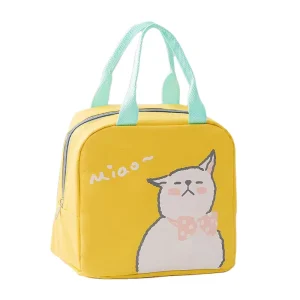 Fast Shipping Oxford Thickened Waterproof in Stock Children School Portable Simple Cartoon Cute Aluminum Foil Lunch Bag