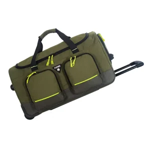 Flyone New Design Portable Rolling Duffel Bag Custom Logo Outdoor Travel Wheeled Duffel Bag Trolley Bag Luggage