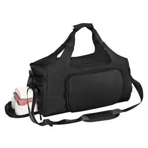 Foldable Gym Bags for Men Women Travel Gym Bag with Shoes Compartment