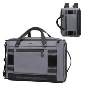 For 9749 B Unisex 15.6 Inch Laptop Backpack Waterproof PC Crossbody Messenger Briefcase Letter Pattern Fashion School
