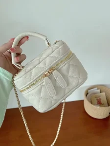 Foreign Trade Cross Border Large Mini Bag Quilted Pattern Style Autumn Hand Held Chain Versatile Shoulder Crossbody Bag