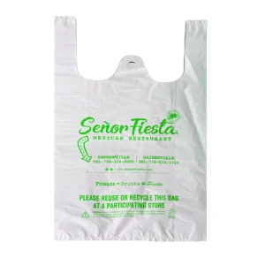 Free to Hit the Sample Factory Customized Plastic Packaging Bags T-Shirt Bags Supermarket Shopping Bags Spot Retail