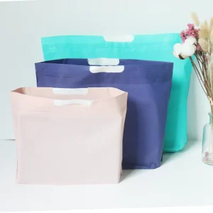 Frosted Solid Color Recyclable Waterproof PE CPE Material Drawstring Bag for Supermarket Takeout Delivery Custom Printing Strong
