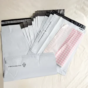 GRS LDPE Eco Friendly Poly Mailers Anti Static ESD Safe Compostable Self Adhesive Heat Sealable for E Commerce Fulfillment