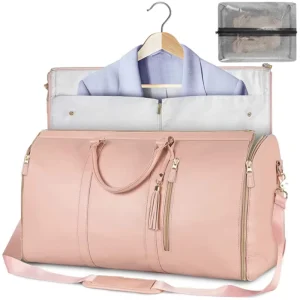Garment Bag Overnight PU Leather Organizers Women Designer Weekender Overnight Waterproof Duffle Duffel Travel Bag
