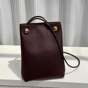 Genuine Leather ZIP Closure Single Shoulder Crossbody Phone Bag Women Niche Daily Bag Simple Versatile Fashionable Bag