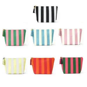 Geometric Polyester Zipper Closure Soft Handle Large-Capacity Waterproof Durable Portable Makeup Travel Fashion Cosmetic Bag