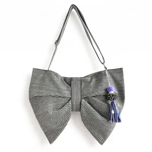 Giant Bow Straw Bag Customizable Summer Beach Bag Tote