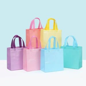 Gift Bags Party Gift Packaging Bags Waterproof Non woven Shopping Bags with Custom logo Fabric Bags