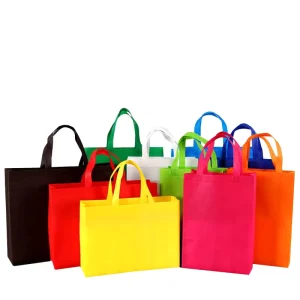 Gift Shopping Handle Carry Bags, Large Nonwoven Shopping Bags, with Your Own Logo