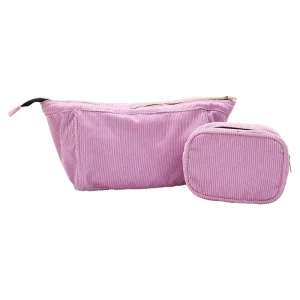 Gmagic Random Design Small Large Travel Fabric Recycled Cotton Canvas Make up Toiletry Makeup Cosmetic Bag for Women