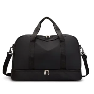 Gym Bags Portable Waterproof Fitness Yoga Sports Duffel Travel Bag with Shoe Compartments