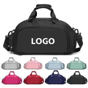 Gym Fitness Bag Waterproof Sports Gym Carry Backpack Custom Logo Travel Luggage Duffel Bag