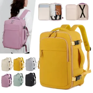 HAIBOWY Large Capacity Carry On Airplane Waterproof Short Distance Travel Business Trips Cabin Bags Mens Women Laptop Backpack