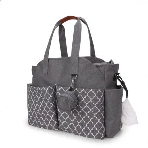 HONYAU Mommy Nappy Bag Modern Design Baby Diaper Bag Pocket Travel Polyester Large Capacity Multi function Outdoor