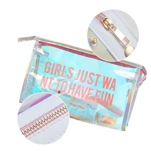 Hand Bags for Beach Clear Transparent Cosmetic Bag Gift Set
