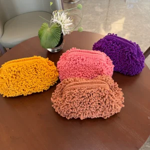 Handmade Luxury Main Pour Femmes Women’s Handbags Wedding Evening Clutch Bag Crochet Bags for Women