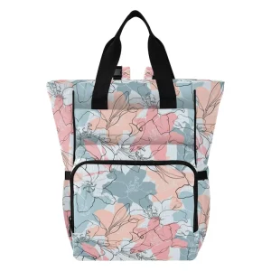 Hawaiian Custom Waterproof Mommy Nappy Bags Portable Baby Backpack Diaper Bag for Children Baby Diaper Caddy