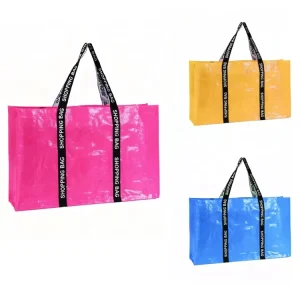 Heavy Duty 10 25kg Polypropylene PP Woven Moving Bag Customized Extra Large Strong Reused Non Woven PP Grocery Shopping Bags