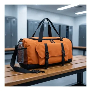 Heavy Duty 600D Oxford Water Repellent Sports Gym Fitness Workout Large Compartment Reinforced Handle Multi-Pocket Travel Bag