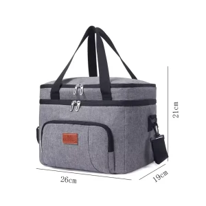 Heavy Duty Cooler Bag Leakproof Base Reinforced Bottom Oxford Fabric Box for Construction Site Outdoor Work Gear