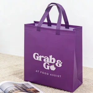 Heavy Duty Load Capacity Non Woven Shopping Bags for Supermarket Reusable Non woven Bags Custom Sizes Patterns Available