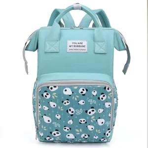 High Capacity Multifunctional Diaper Bag Insulated Baby Bottle Bag Backpack