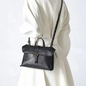 High End Genuine Leather Women’s Crossbody Shoulder Bag with Vegetable Tanned Cowhide Crossbody Bag