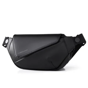 High-End Men’s Oxford Crossbody Chest Bag Lightweight Portable Small Satchel Letter All-Match Working Casual Travel