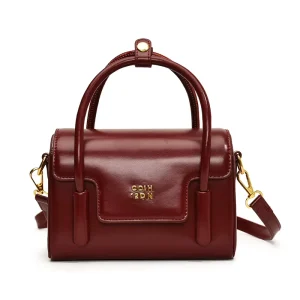 High-End PU Leather French Simple Retro Small Square Crossbody Bag Casual Commuting Niche Shoulder Bag Phone Handbags for Women