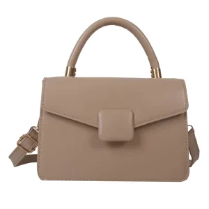 High End Retro PU Women’s Shoulder Bag Mobile Phone Handbag Crossbody Small Square Bag