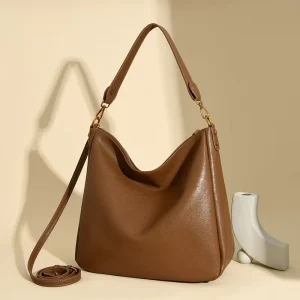 High End Soft PU Leather Waterproof Crossbody Bag New Fashion Winter Versatile Handbag Women Niche Shoulder Single