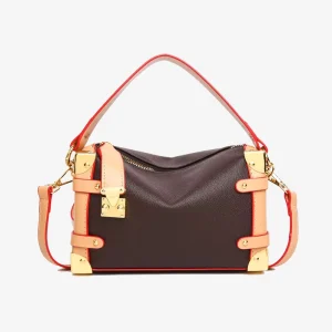 High End Women’s One Shoulder PU Messenger Bag All Match Whiteboard Box Donkey Home Handbag