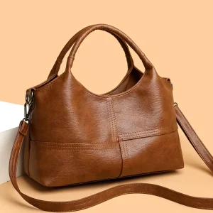 High Grade Texture Soft Leather Winter Women’s Handbag New Lightweight Large Capacity Shoulder Messenger Single