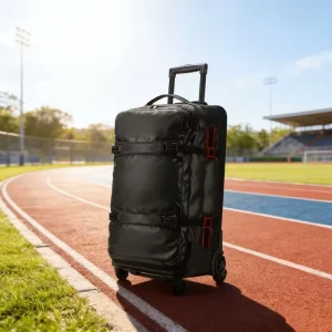 High Quality 40L-70L Sports Rolling Duffel Travelling Luggage Bag with 2 Wheeled Design for Travel Gym Outdoor Trolley Suitcase